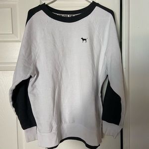 Black and white PINK sweatshirt